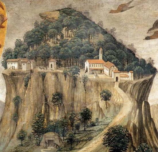 GHIRLANDAIO, Domenico Stigmata of St Francis detail Norge oil painting art